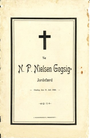 1920 N. P. Nielsen Gøgsig 0000