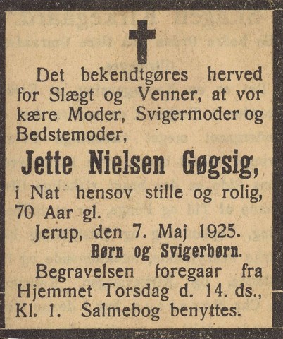 Avisklip 1925 Jette Nielsen Gøgsig 0052