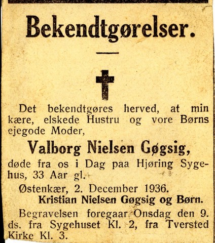 Avisklip 1936 Valborg Nielsen-Gøgsig 0058