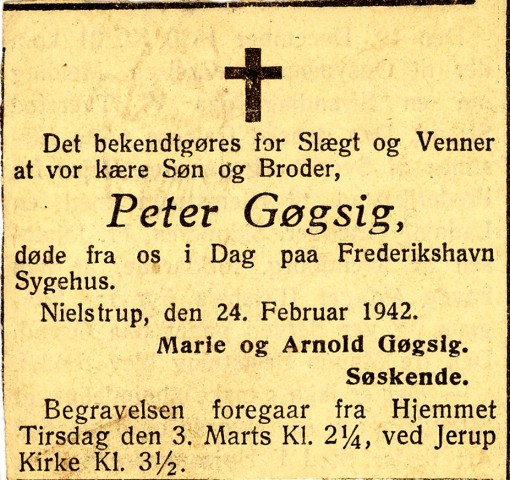 Avisklip 1942 Peter Gøgsig 0059