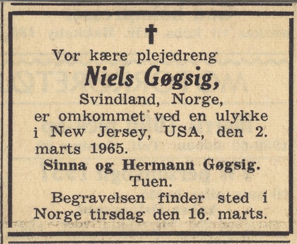 Avisklip 1965 Niels Gøgsig 0042