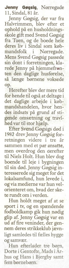 Nordjyske Stiftstidende jenny samlet